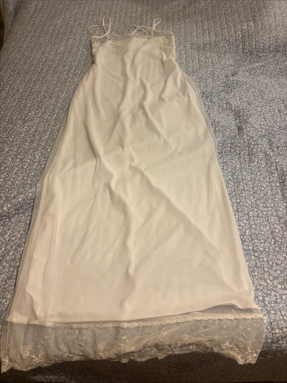 Vintage All That Jazz Lace-Trim Slip